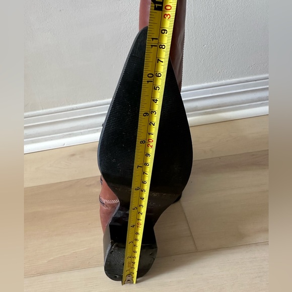 Vintage Swiss Brand “NAVYBOOT” genuine leather wide calf boots size 38 - Picture 8 of 8